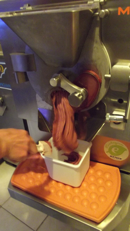 ssorbet BIO  en sortie